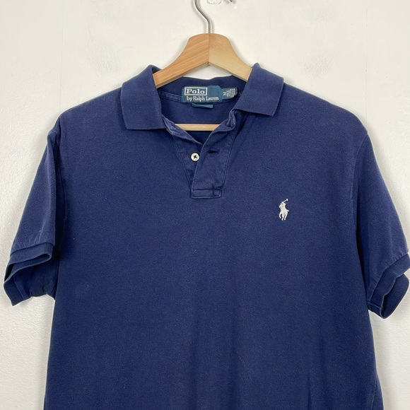 Polo By Ralph Lauren Custom Fit Mens M Polo Shirt 1/4 Button Pullover Shirt - Picture 3 of 8